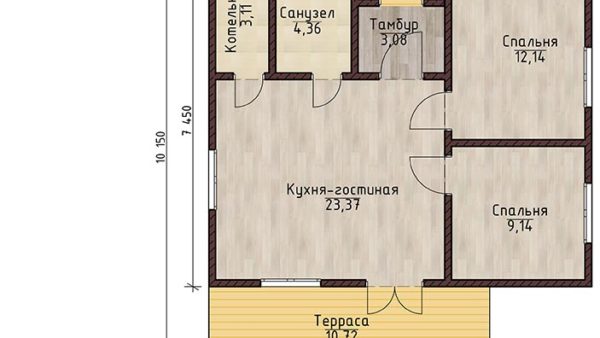 Проект дома ДК-69