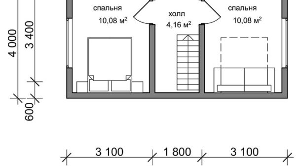 Дом с ломанной крышей