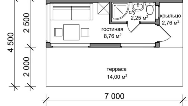 Дом High-Tech mini