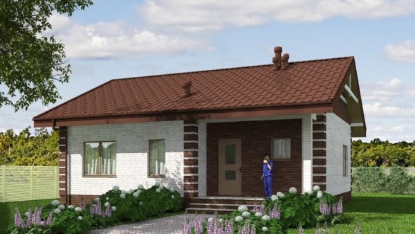Дом из блоков 70 кв.м.
